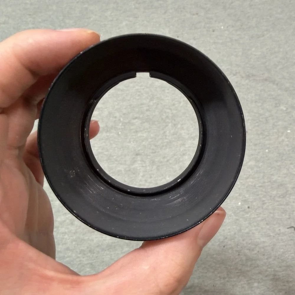 Genuine Nikon F Nikkor-Auto 50mm f/1.4 Snap-on Rigid Metal Lens Hood